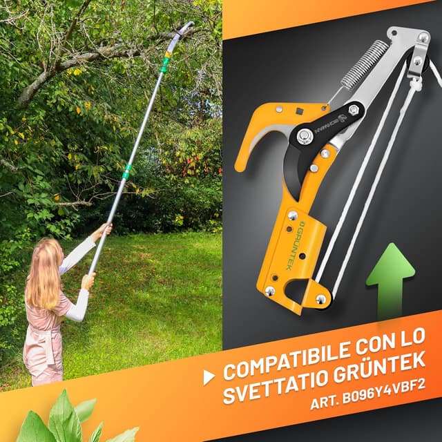 Thumbnail 6 de GRÜNTEK Seghetto potatura 35 cm 🌲