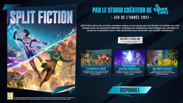 Detalle 1 de Split Fiction PS5 Jeu Vidéo Coopératif