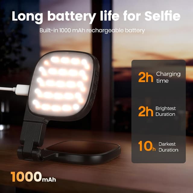 Thumbnail 3 de Éclairage Magnétique Selfie LED 48 LEDs