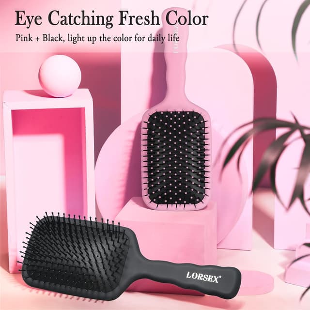 Thumbnail 6 de LORSEX 2 Stück Paddel Haarbürste für nasses Haar