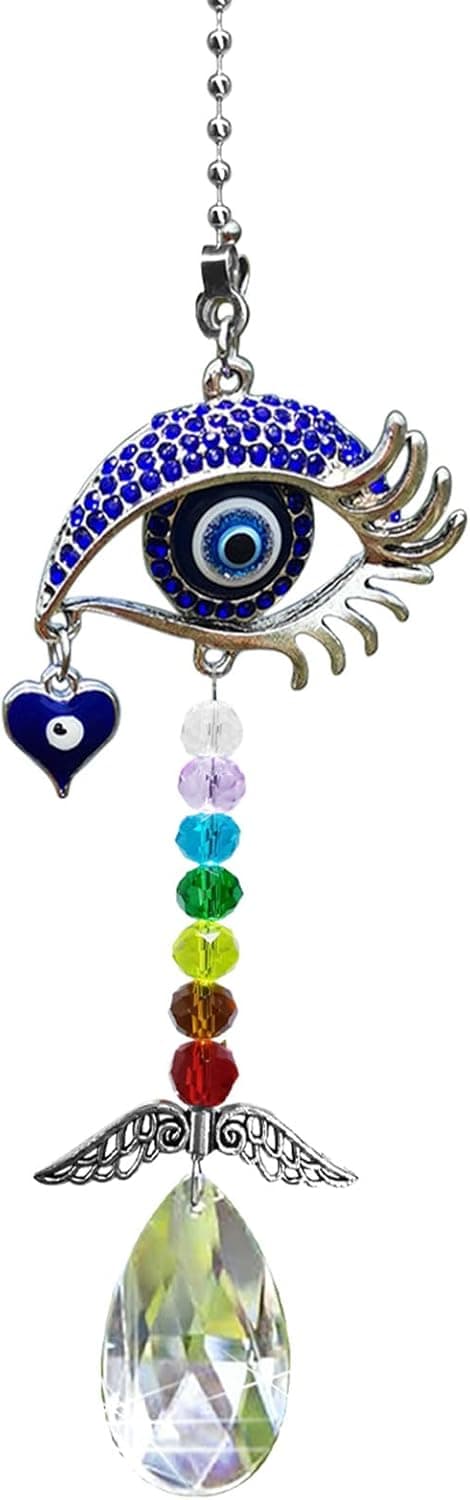 Imagen de Blue Evil Eye Car Charm 36cm Healing Crystal en OfertitasTOP