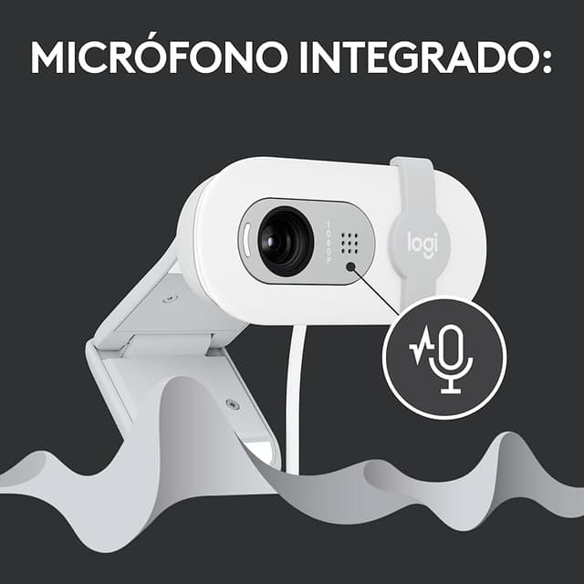 Thumbnail 6 de Logitech Brio 100 Webcam Full HD 1080p, 34%