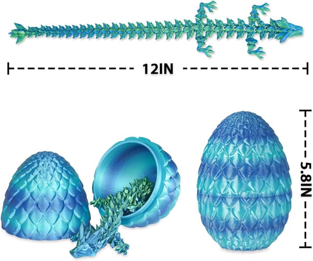 Thumbnail 4 de Surprise Dragon Egg 3D printed fidget toy
