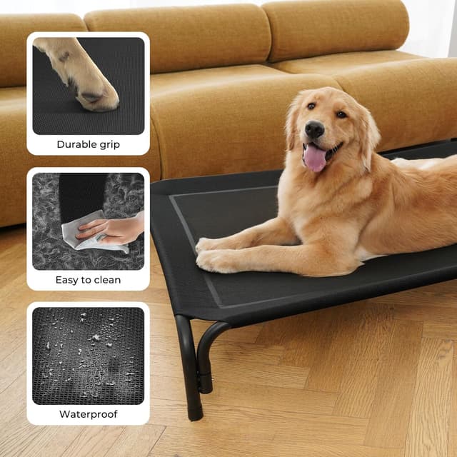 Thumbnail 4 de DOPEDIO Raised Dog Bed L Black