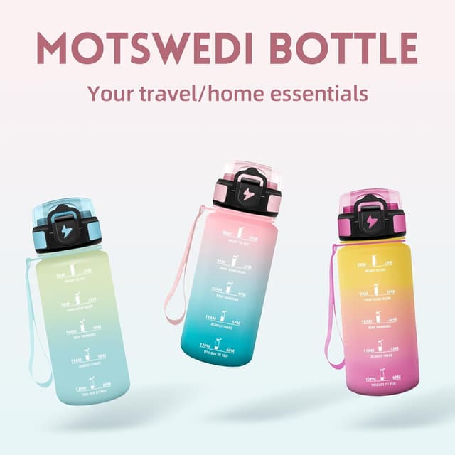 Detalle de Motswedi Borraccia bambini 500 ml con cannuccia