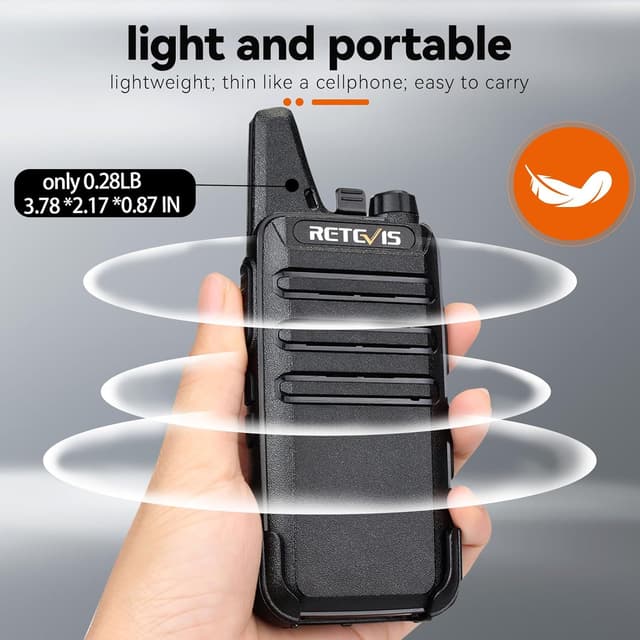 Thumbnail 1 de Retevis RT22 Two Way Radio 4-Pack