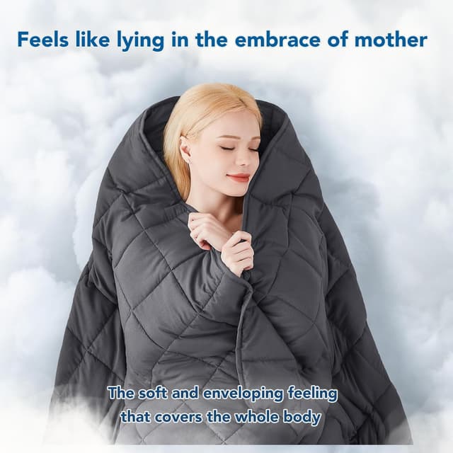 Detalle de Topcee Weighted Blanket 20 lbs