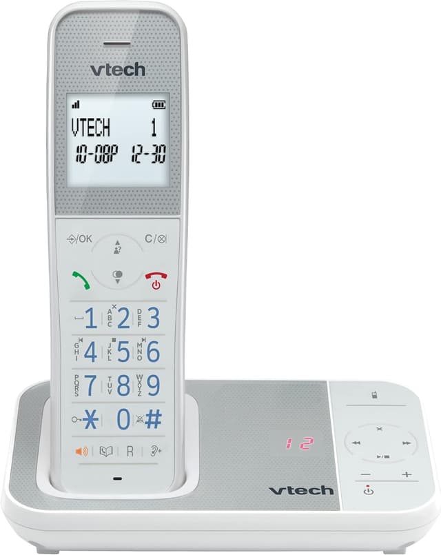 Detalle de VTech XS1050 DECT Cordless Phone with Answering Machine (1 handset) and call blocker