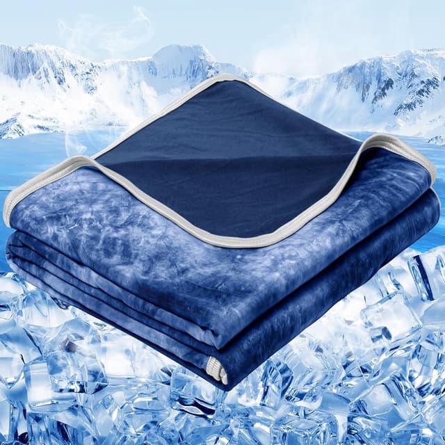 Detalle de inhand Cooling Blanket Queen Size (90"x90") cooling blanket for hot sleepers