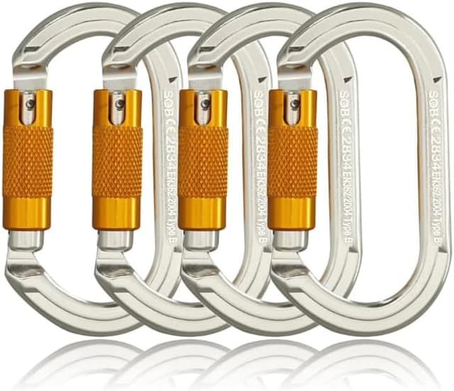 Thumbnail 6 de SOB Mosquetón de bloqueo 25KN 2 unidades