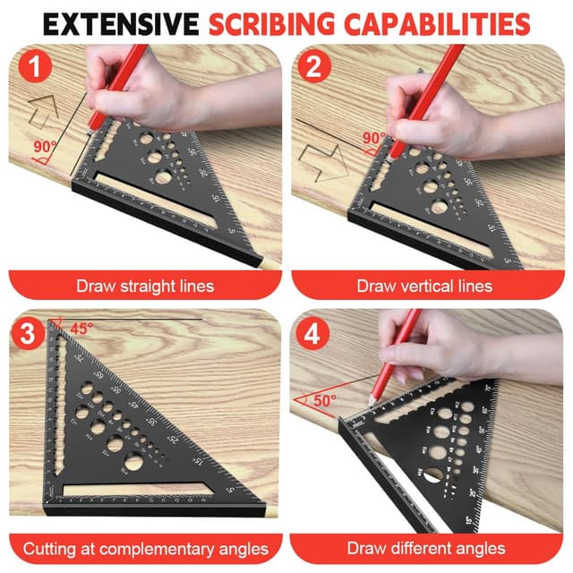 Thumbnail 5 de Flintronic équerre de charpentier 180+300 mm