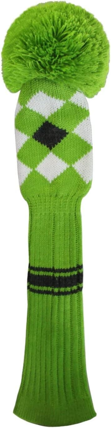 Detalle de Scott Edward Knit Hybrid Golf Club Covers for Hybrids & UTs – Fine Stripes long neck, washable knit