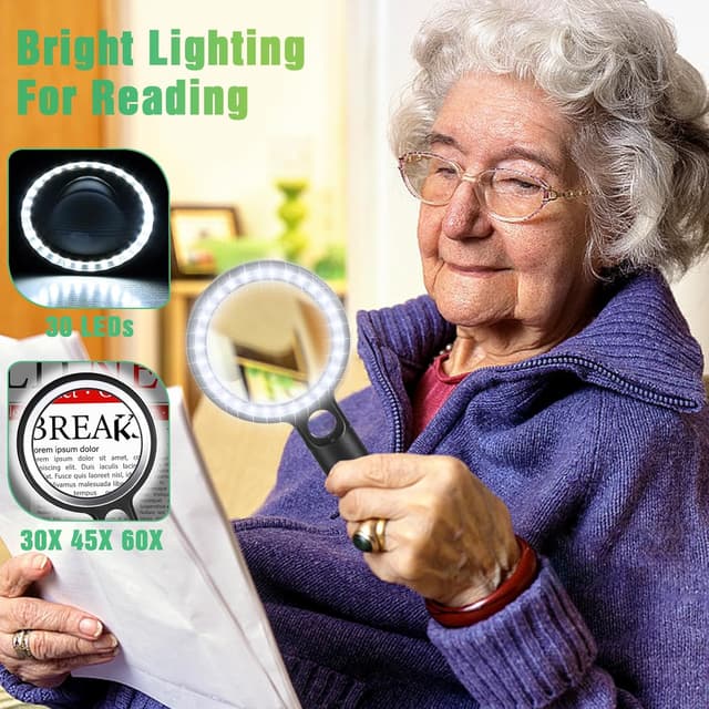 Thumbnail 5 de Lupe mit Licht 30X 45X 60X 🔍📷📎📚📁📌📯📮📦📎📂📖📎📐📏📒📓📔📕📗📘📙📚📖