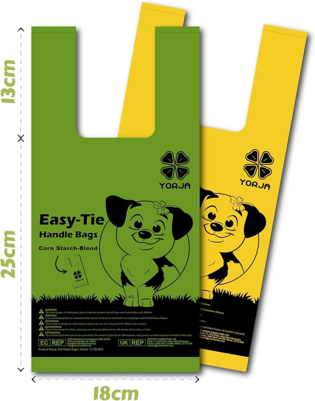 Thumbnail 4 de YORJA Tie Handles Dog Poo Bags 440 pack
