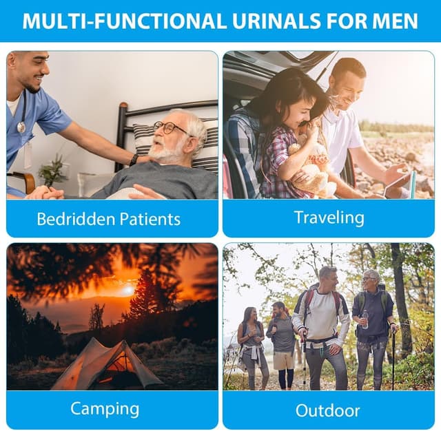 Thumbnail 6 de ACWOO Urinatoio da Uomo 1000 ML 🚽