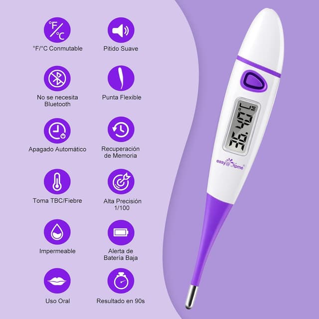 Detalle 2 de Easy@Home Termómetro Basal Digital
