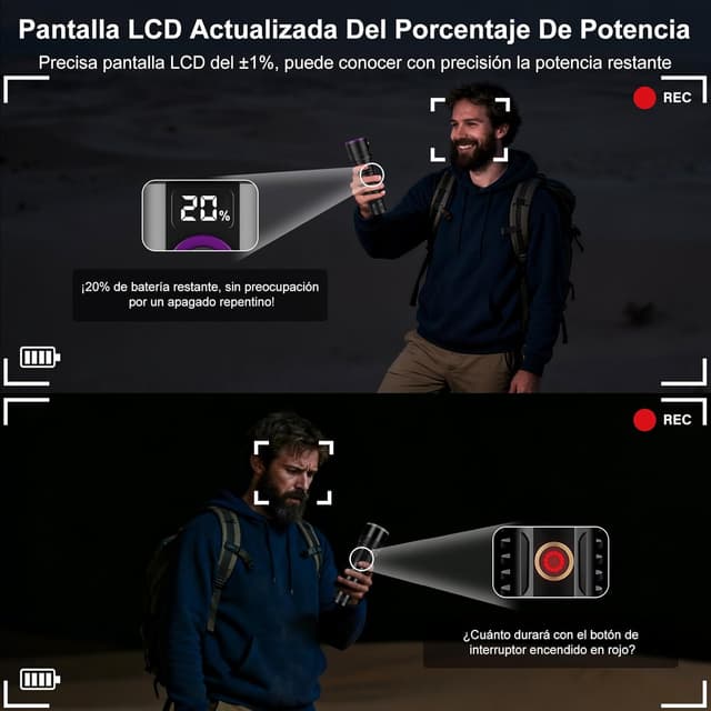 Thumbnail 5 de Shadowhawk S1979 30W 365nm Linterna UV recargable