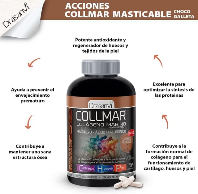 Thumbnail 4 de DRASANVI COLLMAR masticables 180 comprimidos