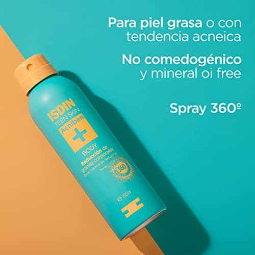 Detalle de ISDIN Spray Corporal Granos Acniben Body (sin fragancia) para exceso de grasa