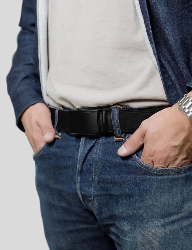 Thumbnail 4 de JUKMO Gürtel Herren 35 mm Ledergürtel