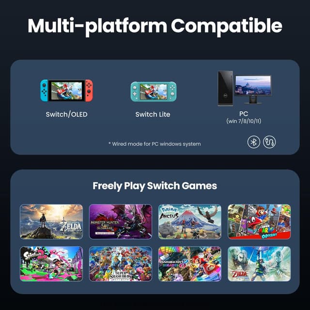 Thumbnail 5 de VOYEE Pro Wireless Switch Controller 1000mAh