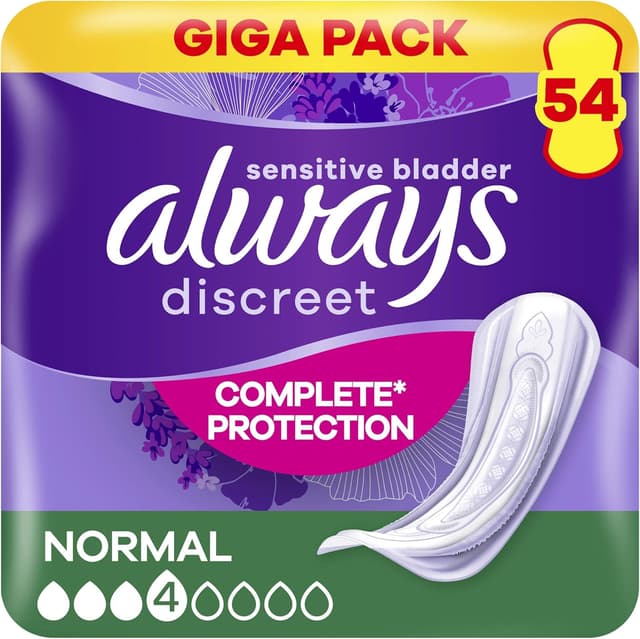 Thumbnail 6 de Always Discreet Serviettes Longues Fuites Urinaires 48