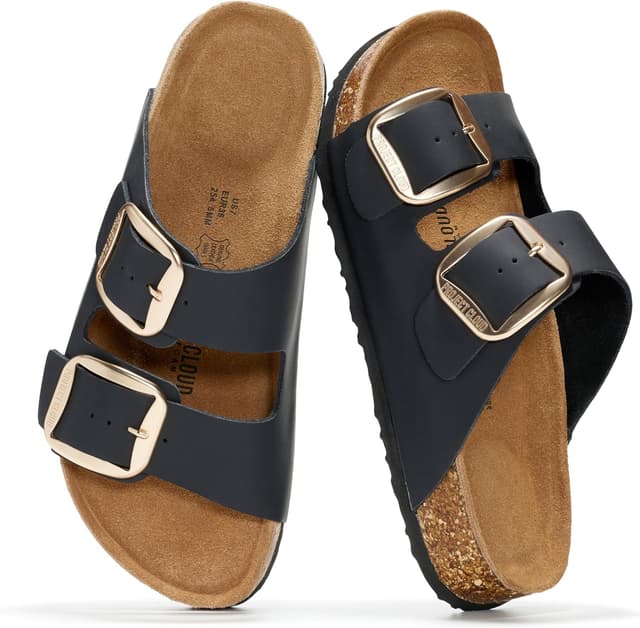 Thumbnail 6 de Project Cloud Santorini 100% Genuine Leather Flat Sandals for Women