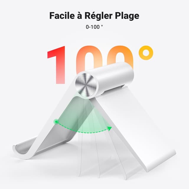 Detalle 2 de UGREEN Support Téléphone Bureau Réglable 9,5 cm