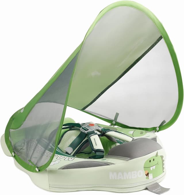 Thumbnail 6 de GENTEACO Mambobaby Baby Swim Float with Canopy (Non-Inflatable) for Ages 3–24 Months