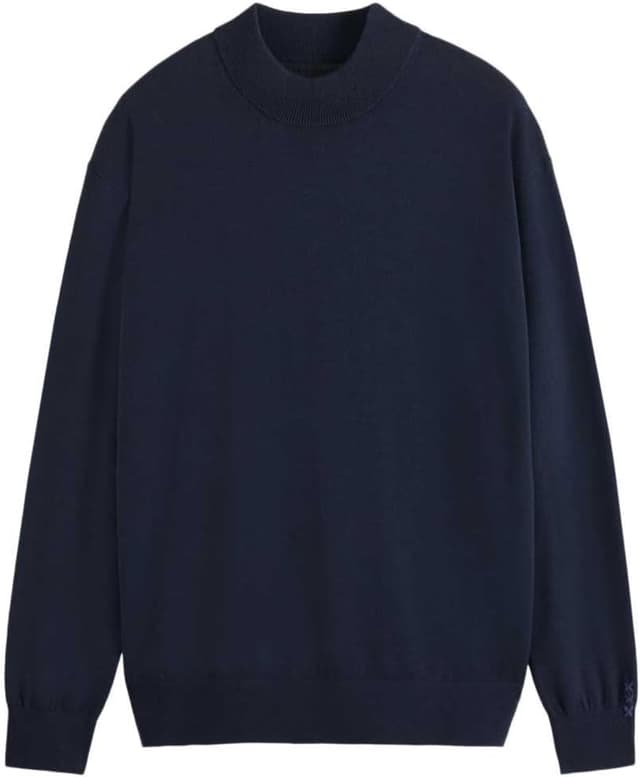 Detalle de Scotch & Soda Dropped Shoulder Pullover col mock neck pour homme