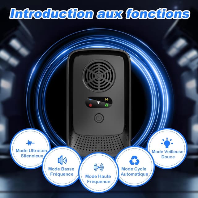 Thumbnail 5 de Roledy Répulsif Ultrasons 2-pack 📢