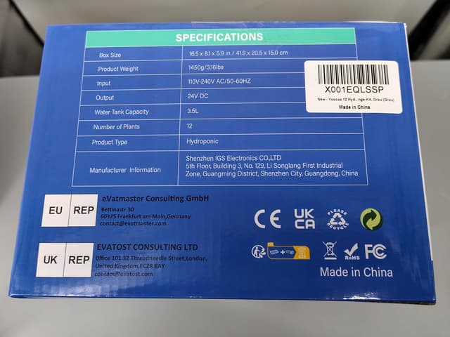 Thumbnail 6 de Yoocaa 12-Pod Hydroponics Growing System 19.4