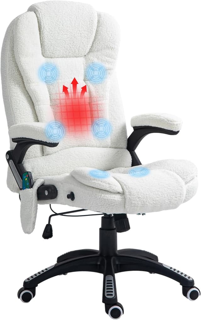 Detalle de Vinsetto silla de oficina masaje 6 puntos