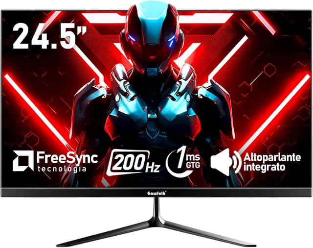 Detalle de Gawfolk Monitor gaming 24,5 200Hz FHD