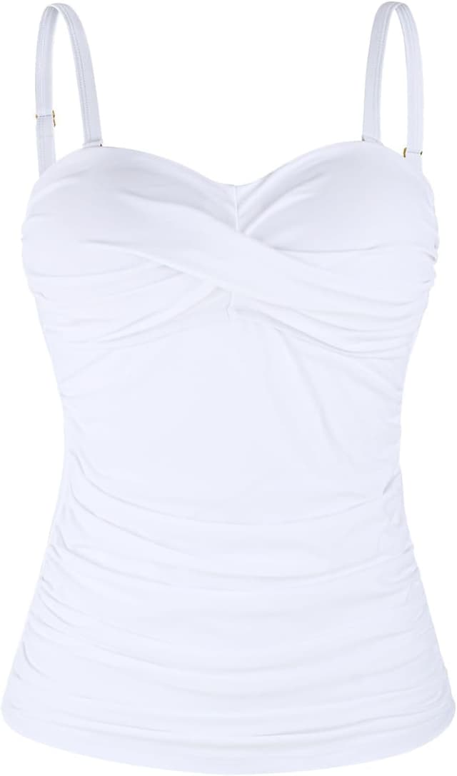Detalle de Twist bandeau swimsuit top 1-piece