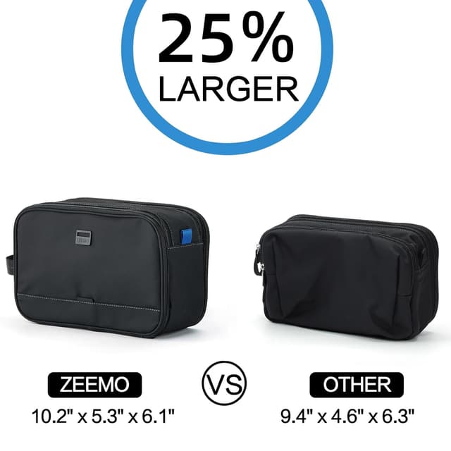 Thumbnail 4 de ZEEMO Travel Toiletry Bag Medium 10.5x5.5x6