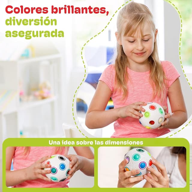 Detalle 2 de CUBIDI Bola Grande con Pelotas 🏀 Juego de Habilidad para Niños