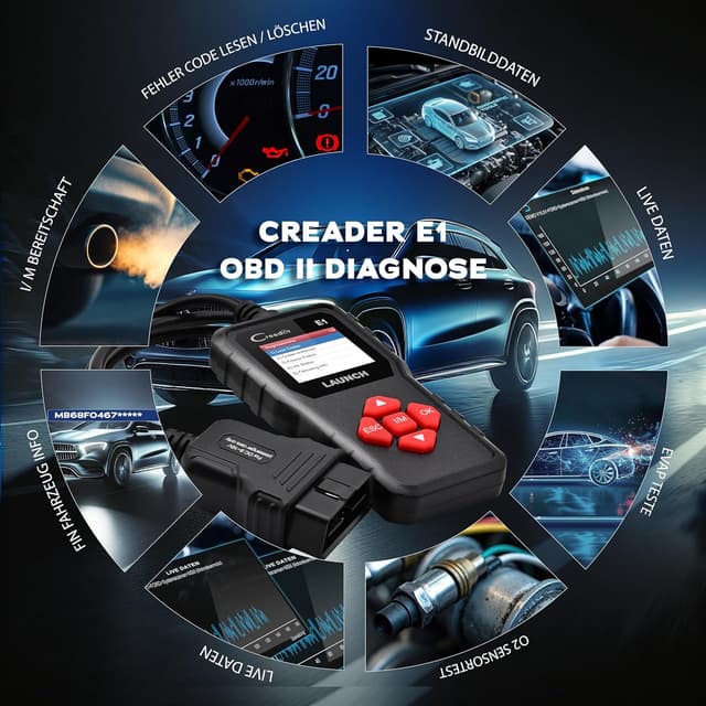 Detalle 1 de LAUNCH Creader E1 OBD2 Diagnosegerät 1,77 Zoll