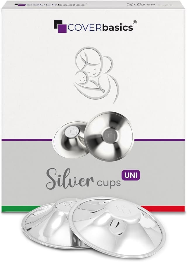 Detalle de COVERbasics Pezoneras de Plata SilverCups