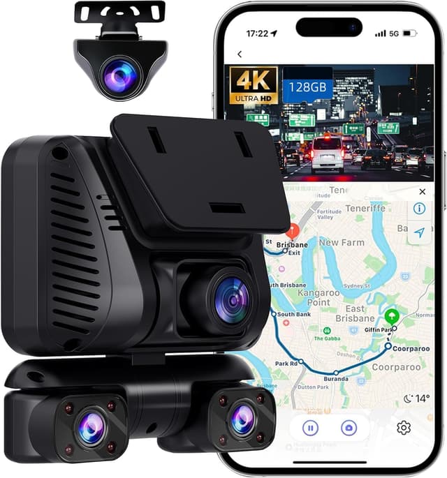 Detalle de Driveye D7 4K 4-Channel Dash Cam