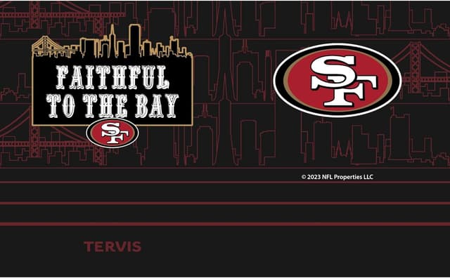 Detalle 2 de Tervis Traveler NFL San Francisco 49ers 20oz Triple-Walled Insulated Tumbler with Slider Lid
