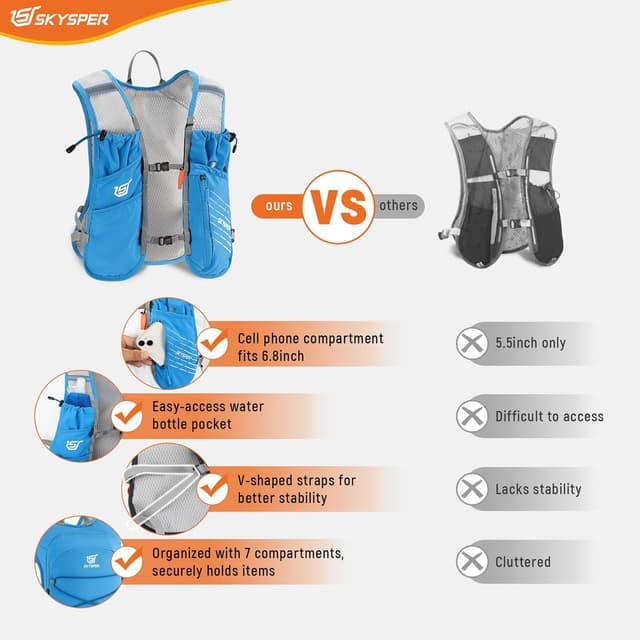 Thumbnail 4 de SKYSPER Zaino Idratazione 12L per trail running