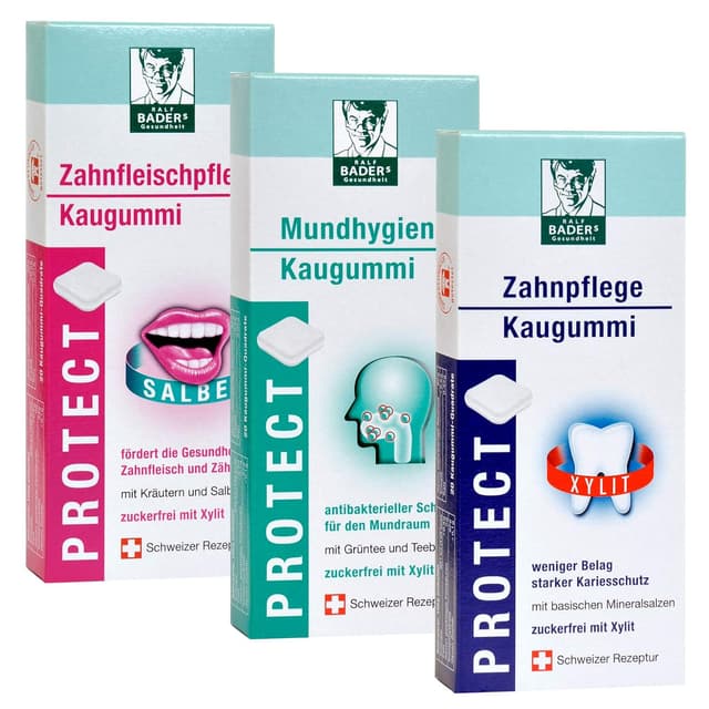Imagen de BADERs PROTECT Funktions-Kaugummi 3x20 Stück 🍬 en OfertitasTOP
