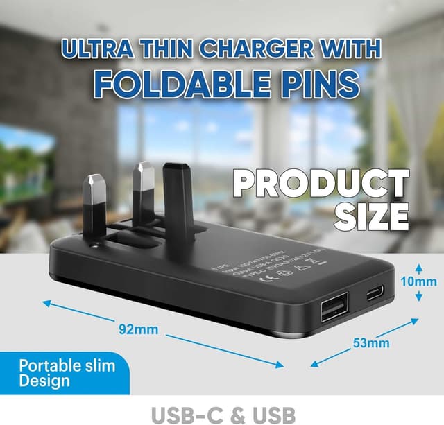 Detalle 2 de TWICK 20W Ultra Slim USB-C PD charger for iPhone