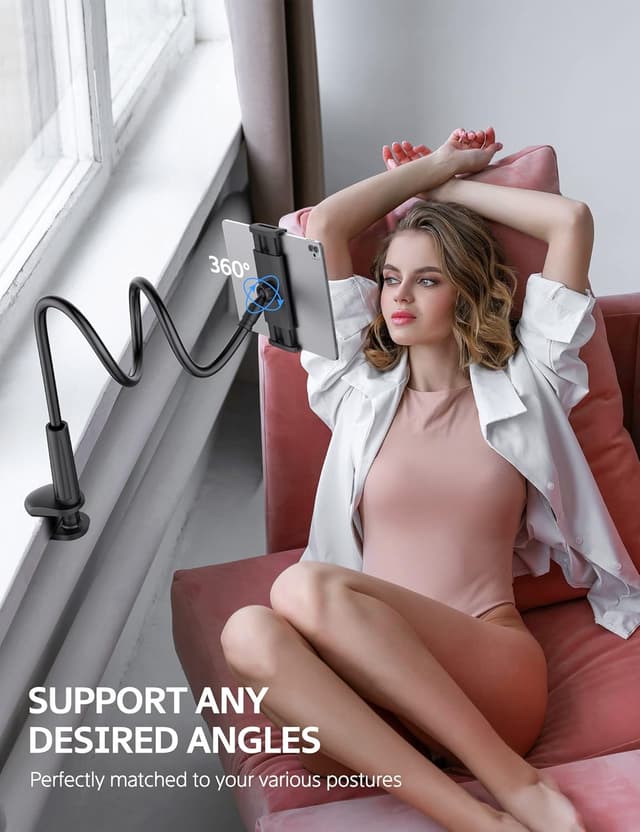 Thumbnail 4 de Rupoku Gooseneck Tablet Holder for 4–10.5" devices