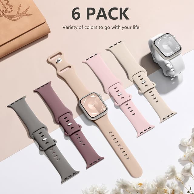Thumbnail 6 de CeMiKa 6 Pack Sport Straps for Apple Watch 40mm
