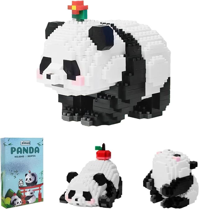 Detalle de Panda Mini Building Blocks set 9+
