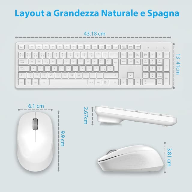 Thumbnail 5 de LeadsaiL K786 teclado y ratón inalámbricos