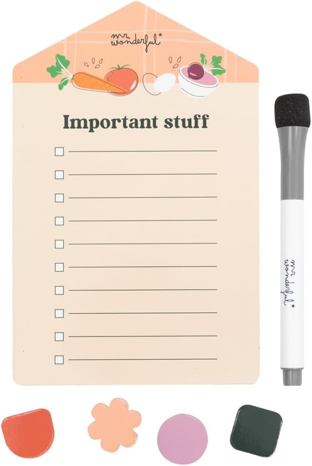 Detalle de Mr Wonderful Tableau magnétique à lister ⚙