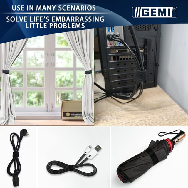 Detalle 2 de Klettband Kabelbinder 15 m, 20 mm breit